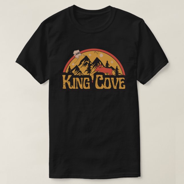 T-Shirt King Cove, Alaska (Design devant)