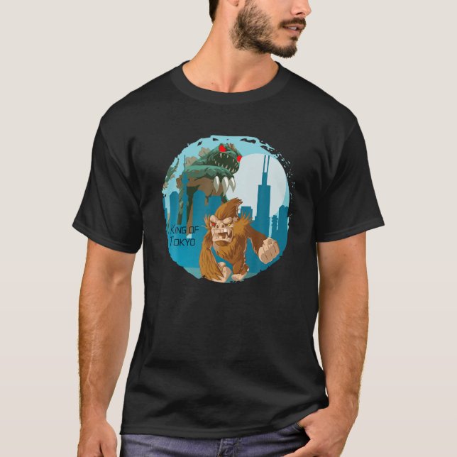 T-shirt King de Tokyo Jeu Design Tablet op Jeu cl (Devant)