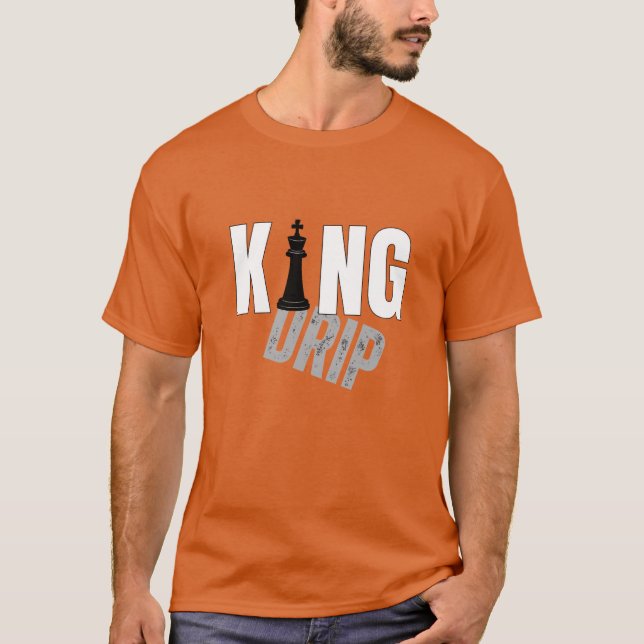 T-shirt King Drip Bold | Pourcentage urbain (Devant)