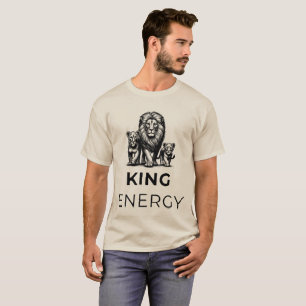 T-Shirt KING ENERGY Lion AMAR Animaux Sauvages