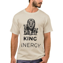 T-Shirt KING ENERGY Lion | AMAR Animaux Sauvages