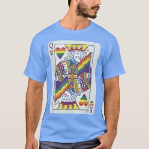 T-shirt King et Queen - Funny LGBTQ Poker Card