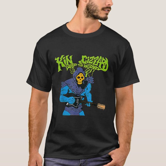 T-shirt King Funny Gizzard L'Assistant Cadeau Lizard (Devant)