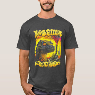 T-shirt king gizzard and the lizard wizard garçon vintage