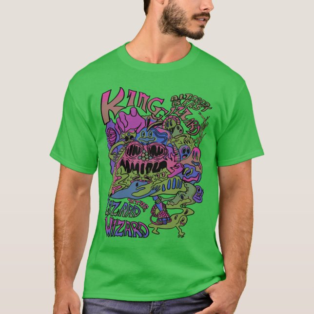 T-shirt King Gizzard et le sorcier de Lizard Altered Beast (Devant)