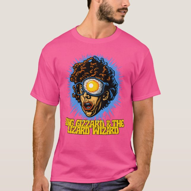 T-shirt King Gizzard The Lizard Wizard - Psychede original (Devant)