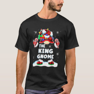 T-shirt King Gnome Red Plaid Gnomes Matching Family Chris