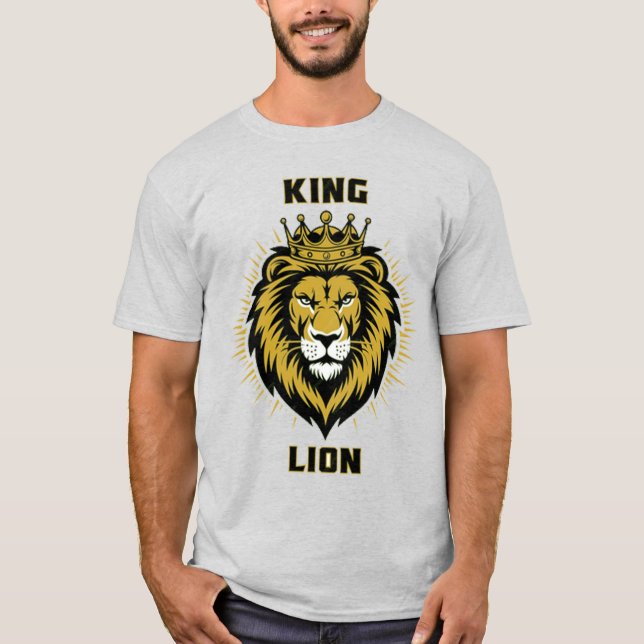 T-SHIRT KING LION (Devant)