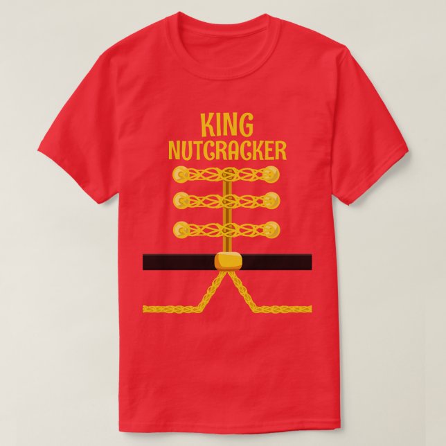 T-shirt KING Nutcracker Correspondance de la famille Noël (Design devant)