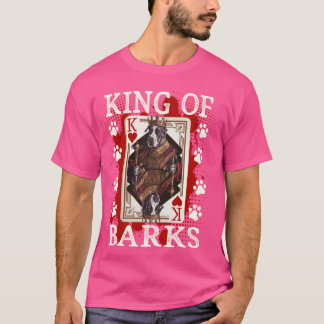 T-shirt King of Barks coeur Poker Great Dane