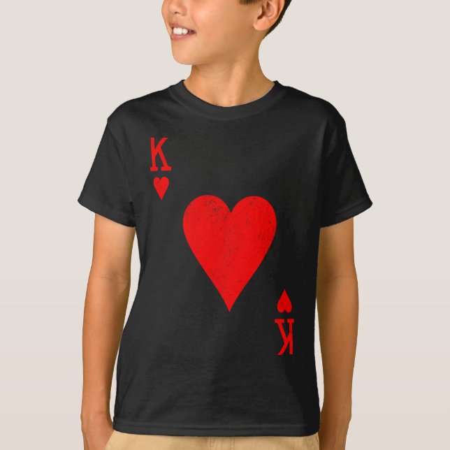 T-shirt King Of Hearts Matching Couple Saint Valentine's D (Devant)