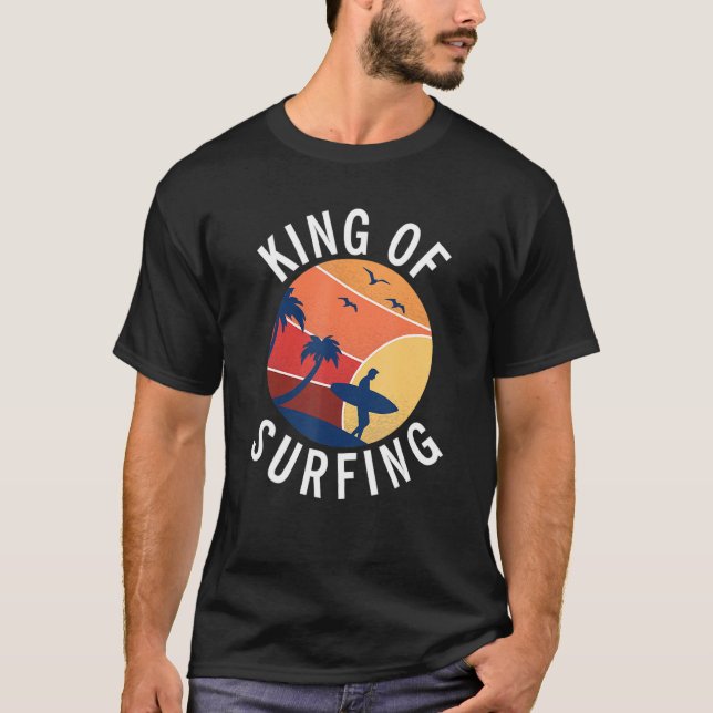 T-shirt King Of Surfing Wake Surfer (Devant)