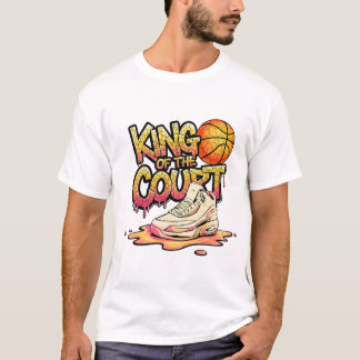 T-shirt King of the Court Basketball Street Art Design