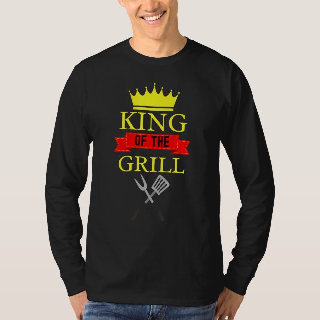 T-shirt King Of The Grill Barbeque Grill King (Devant)