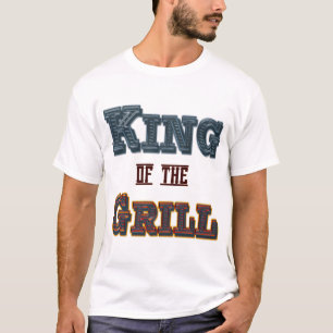 T-shirt King of the Grill Drôle BBQ Cookout dire