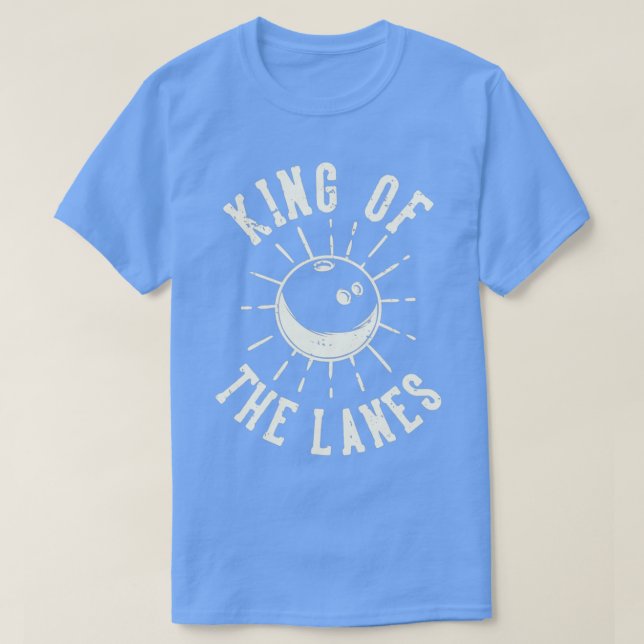 T-shirt King Of The Lanes Bowling Splendid T (Design devant)