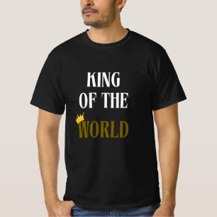 T-Shirt King Of The World gld Mens