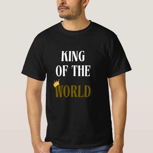 T-Shirt King Of The World gld Mens (Devant)