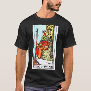 T-shirt King Of Wands Vintage Tarot Card Rider Waite deck