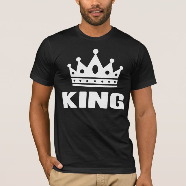 T-shirt King One Color Crown (Devant)