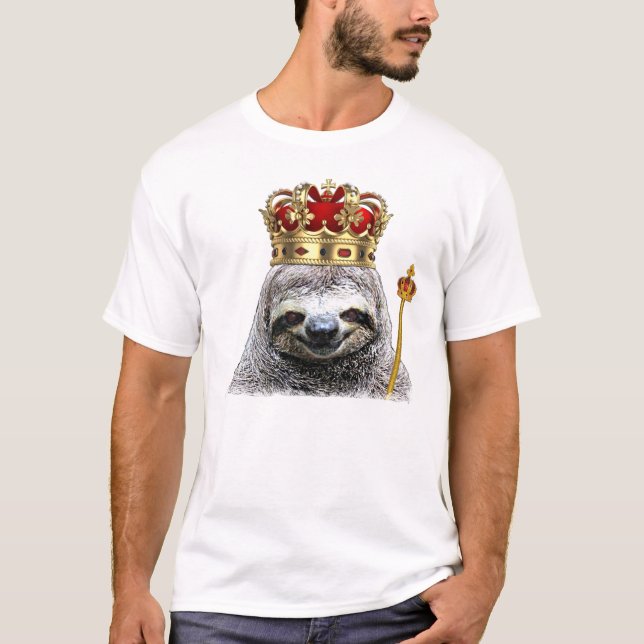 T-shirt King sloth (Devant)