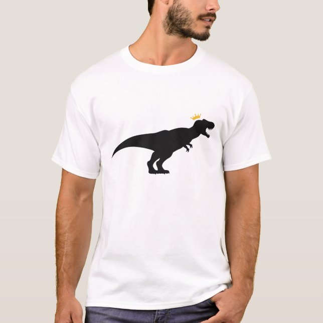 T-shirt King T-Rex (Devant)