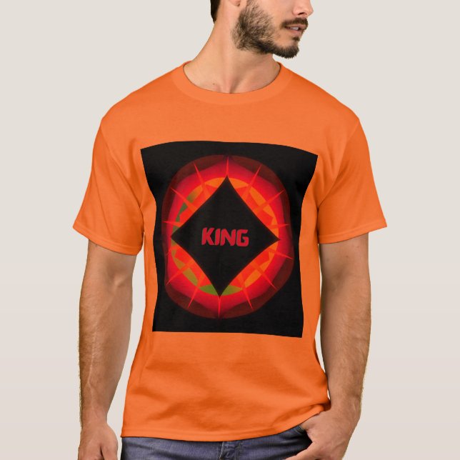 T-shirt KING Texte Créer son propre texte Beau (Devant)