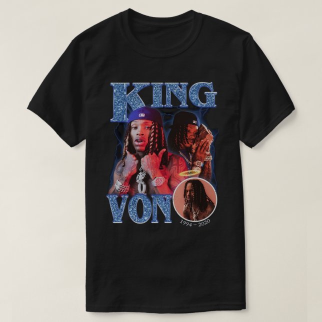 T-shirt King Von (Design devant)