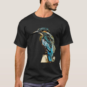 T-shirt Kingfisher Bird Présente
