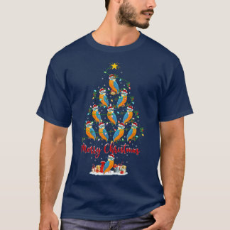 T-shirt Kingfisher Lover Correspondant Père Noël Kingfishe