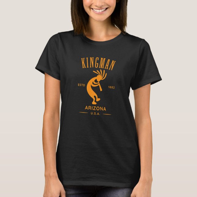 T-shirt Kingman Arizona Dancing Kokopelli (Devant)