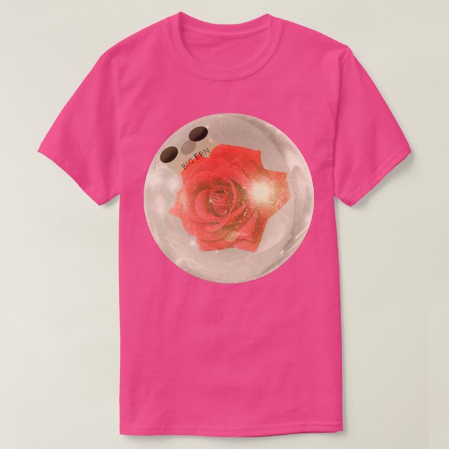 T-shirt Kingpin Big Erns Rose Bowling Ball (Design devant)