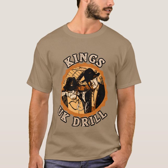 T-shirt Kings of UK Drill Pete and Bas v2 (Devant)