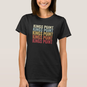 T-shirt Kings Point New York Kings Point NY Retro Vintage