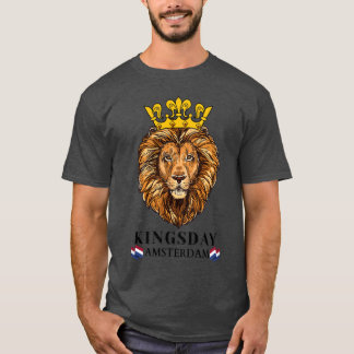 T-shirt Kingsday Dutch Koningsdag Pays-Bas Kings Day Am