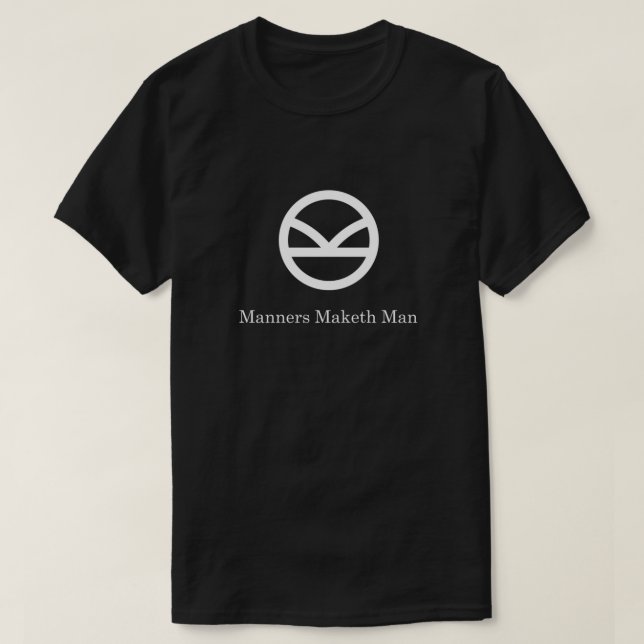 T-shirt Kingsman Secret Service - Manners Maketh Man Essen (Design devant)