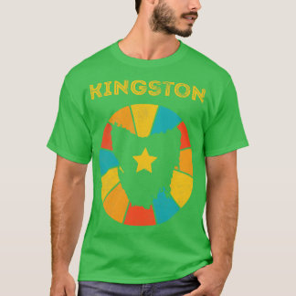 T-shirt Kingston Tasmania Vintage Souvenir déshabillé 1