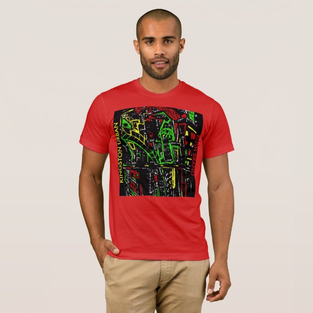 T-SHIRT KINGSTON URBAIN SATIVA (Devant entier)