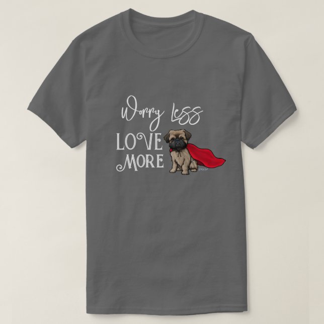 T-shirt KiniArt Bruxelles Griffon (Design devant)