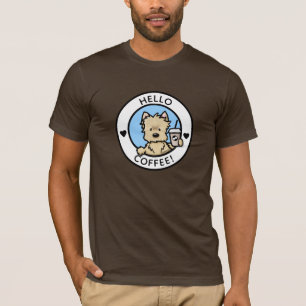 T-Shirt KiniArt Cairn Terrier Café