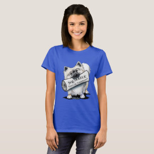 T-shirt KiniArt Chester doux Pom avec le journal