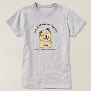 T-Shirt KiniArt Chow Amoureux de Chien