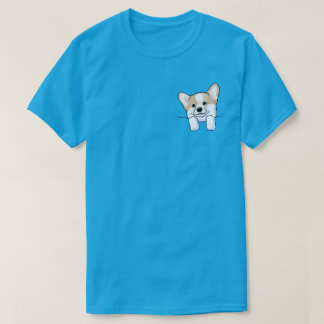 T-shirt KiniArt Corgi Pocket Puppy