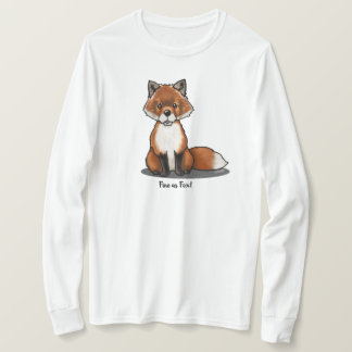 T-shirt KiniArt Cute Fox
