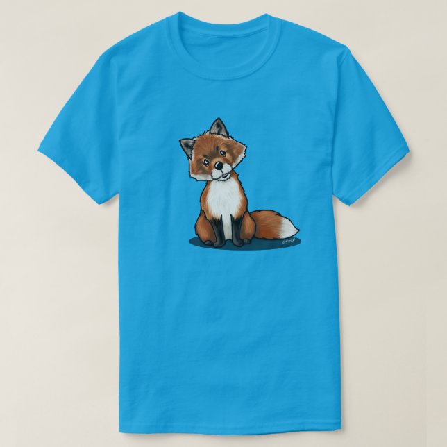 T-shirt KiniArt Cute Fox (Design devant)