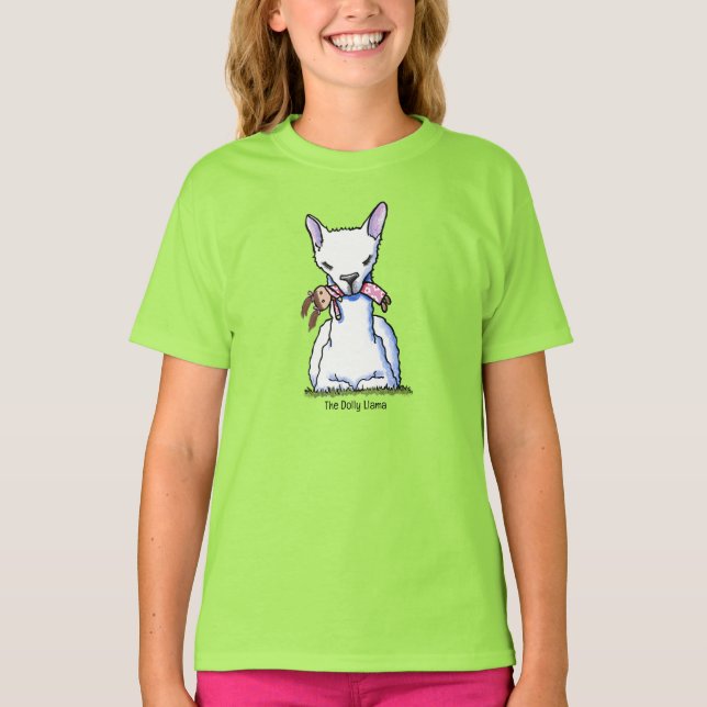 T-shirt KiniArt Dolly Llama (Devant)