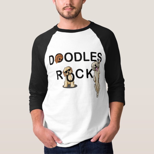 T-shirt KiniArt Doodles Rock (Devant)