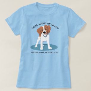 T-shirt KiniArt Français Bretagne Amoureux des chiens T-sh
