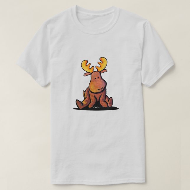 T-Shirt KiniArt Groovy Moose (Design devant)