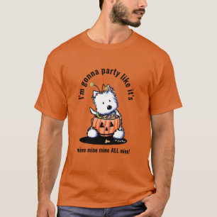 T-shirt KiniArt Halloween Westie